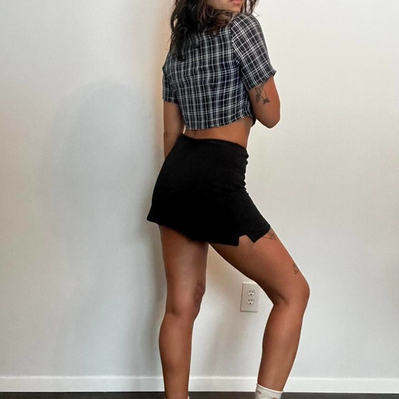Plaid crop top - Picture 2 of 3